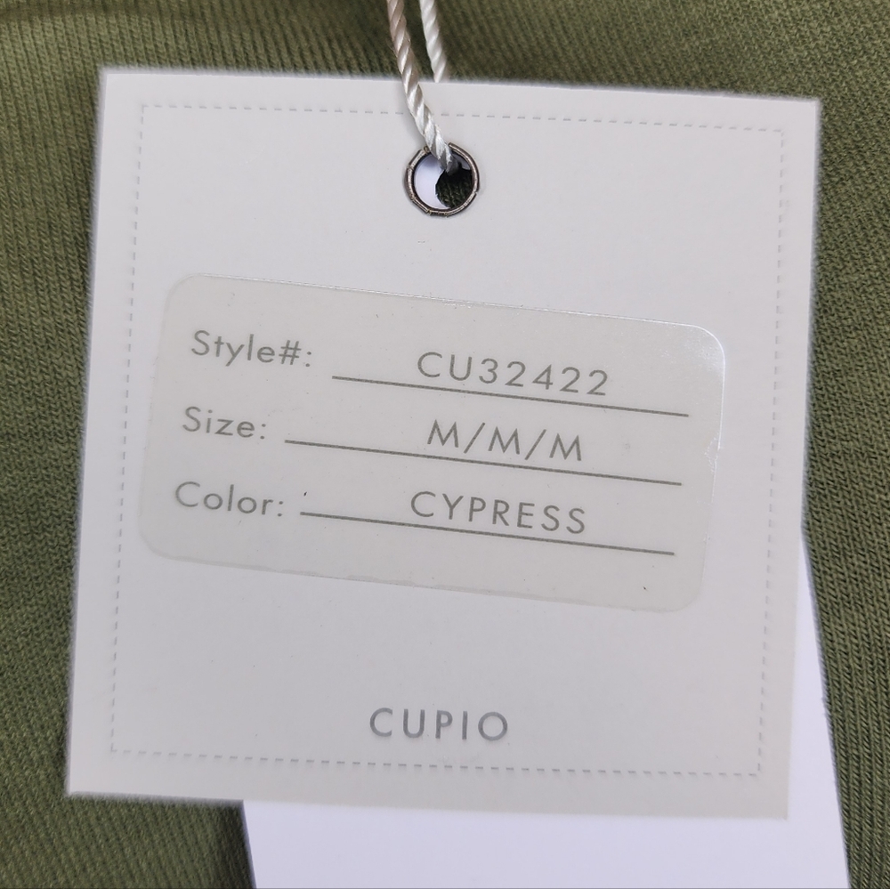 Cupio Cypress Green Cozy Short Sleeved Shirt - Picture 9 of 11
